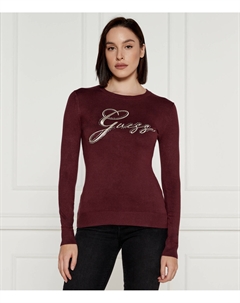 Свитер OLIVE Slim Fit, бордо Guess