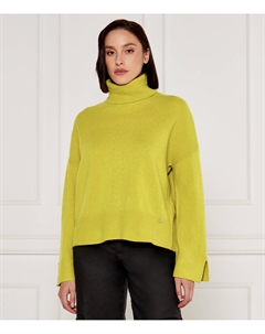 Свитер из шерсти Regular Fit, лаймовый Liu jo