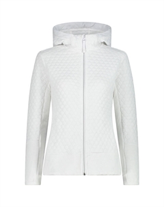 Женская флисовая куртка-худи, белый Cmp