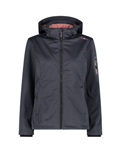 Женская мягкая меланжевая куртка, серый Cmp