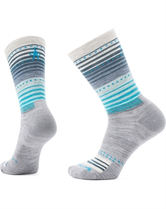Женские повседневные носки в полоску с круглым вырезом, серый Smartwool
