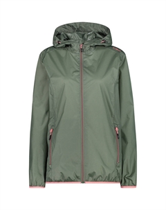 Женская куртка с фиксированным капюшоном, зеленый Cmp