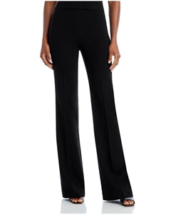 Креповые расклешенные брюки Demitria Admiral, черный Theory