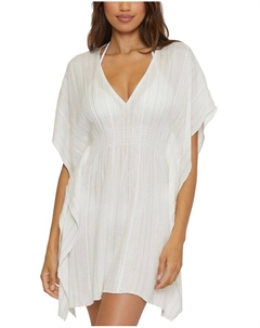 Накидка-туника в металлическую полоску Radiance Radiance, белый Becca by rebecca virtue