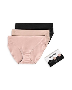 Трусы женские Low Rise Cheeky, Pack of 3, коричневый/бежевый Spanx