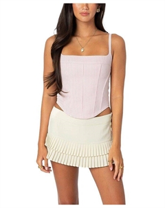 Полосатый корсет Cammie, розовый Edikted