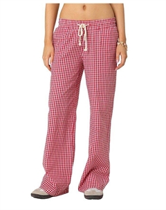 Брюки Edicted Taya в клетку, красный Edikted