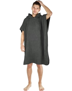 Халат Badeponcho aus Bio-Baumwolle Sitra, антрацит Normani