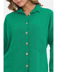 Блузка на пуговицах FREIZEIT, зеленый Cipo&baxx