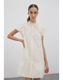 Платье-рубашка AGNES, бежевый Edited