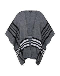 Пончо, серый Ulla popken
