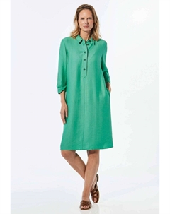 Дневное платье MIT HEMDKRAGEN, зеленый Goldner