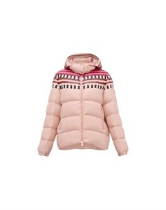 Пуховик женский розовый, розовый Moncler