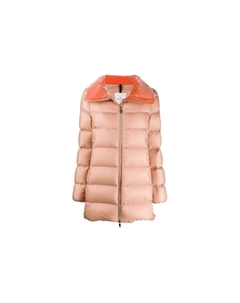 Пуховик женский розовый, розовый Moncler