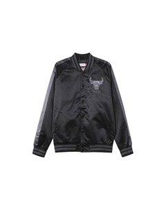 Бейсбольная куртка унисекс черный Mitchell ness