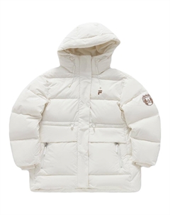 Пуховик женский белый Fila fusion