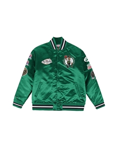 Бейсбольная куртка унисекс зеленый Mitchell ness