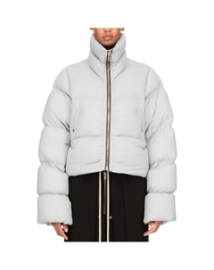 Пуховик женский светло-голубой Rick owens