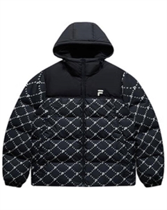 Пуховик серии FOB унисекс, цвет черный как смоль Fila fusion