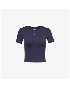 Топ из эластичной ткани с тисненым логотипом Dara, синий 4th & reckless