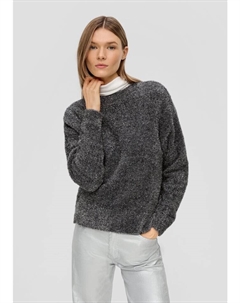 Пуловер sOliver Strick langarm, цвет grau-silber S.oliver