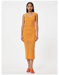 Длинное платье, оранжевый Koton