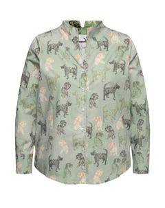 Блуза, оливковый Ulla popken