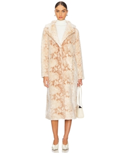 Искусственная шуба монмартр, цвет blonde Unreal fur