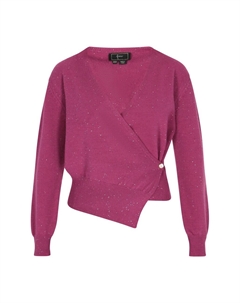 Вязаный кардиган, розовый Faina