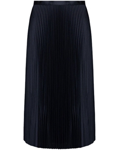 Юбка миди в складку, синий Theory