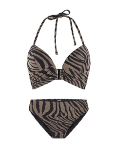 Комплект бикини padded bikiniset Triangle, цвет Schwarz gold Linga dore