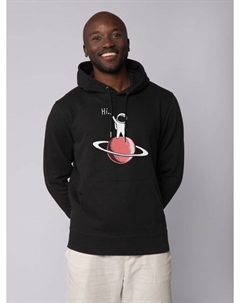 Толстовка Sweatshirt Astronaut says Hi, черный Watapparel