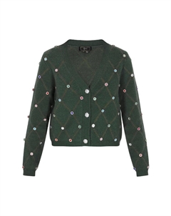 Спортивная куртка Cardigan, темно-зеленый Faina