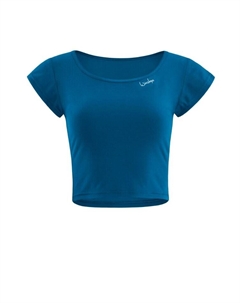 Функциональная рубашка Functional Light and Soft Cropped Kurzarmshirt AET137LS, цвет teal green Winshape