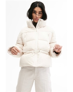 Короткий пуховик, бежевый H&m