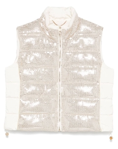 Жилет с пайетками, золотой Liu jo