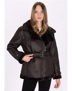 Куртка из искусственной кожи, темно-коричневый Dreimaster