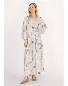 Платье макси KIMONO, серый Usha