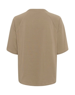 Базовая футболка AMANDA WITH V-NECK, серый Kaffe