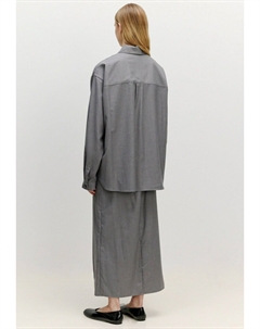 Блузка на пуговицах CHADIA, серый Edited