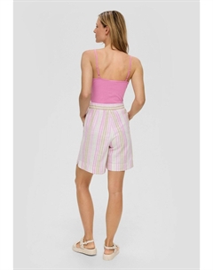Шорты MET ELASTISCHE BAND EN STREPEN, светло-розовый S.oliver