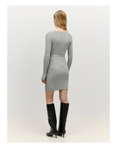 Дневное платье BRYANNA, серый Edited