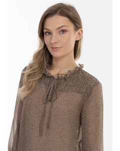 Блуза, темно-коричневый Dreimaster