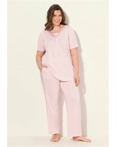 Пижамный комплект DETAIL TWO-PIECE SET, светло-розовый Ulla popken