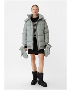 Пуховик, светло-серый Comma casual identity