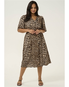 Платье-рубашка ARINAY, коричневый Kaffe curve