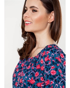 Дневное платье KWIECISTA HISZPANKA, синий Quiosque