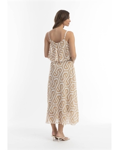 Платье макси, бежевый Faina