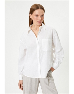 Блузка на пуговицах, кремовый Koton