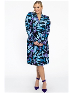 Платье из джерси PRINT, синий Yoek